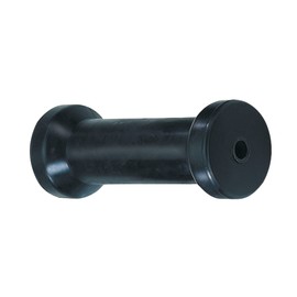 Sprenger Black Rubber Keel Roller | 125 mm Length for 130 mm Absorption | Shock Absorbing and Durable
