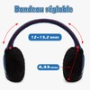 SEYUFN Earmuffs for Girls, Soft Plush Ear Warmers Kids Adjustable