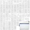 66 Pieces Bullet Stencils Journal Planner Templates Set DIY Drawing