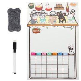 Operitacx Fridge Magnet Organiser Erasable Writing Board Kitchen Planning Whiteboard Schedule Reminder Magnetic Writing Board