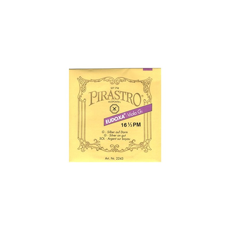 Eudoxa 2243 Oidoksa Viola Strings G-Line Gut Silver Roll 4/4