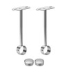 Luckycivia 2 Pack 1 inch Dia Shower Curtain Closet Wardrobe
