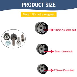 Motorcycle Bolt Covers Engine Head Bolt Toppers Caps Kit for Harley 2017-2024 Touring Road King Street Glide Road Glide Electra Glide 2018-2024 Softail Fat Bob Breakout Lowrider S (Black White)