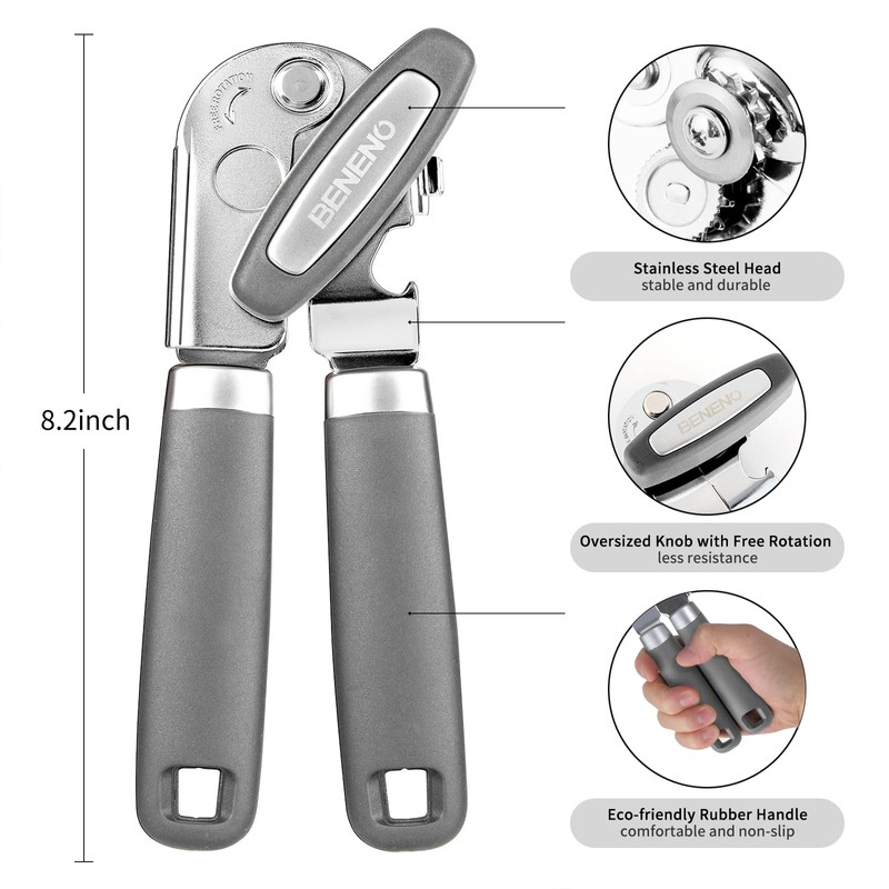 Can Opener Manual, Can Opener with Magnet, Hand Can Opener
