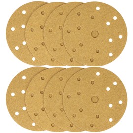 150mm Schleifpapier, 40 Stück 15 Loch schleifscheiben für Holz Metall und Farbe (40 Körnung)