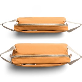 Bellroy Classic Sling (Everyday Minimalist 3L Crossbody Bag with Internal Organisation, Adjustable Cross Strap and Car Compression System), butterscotch, Unit size