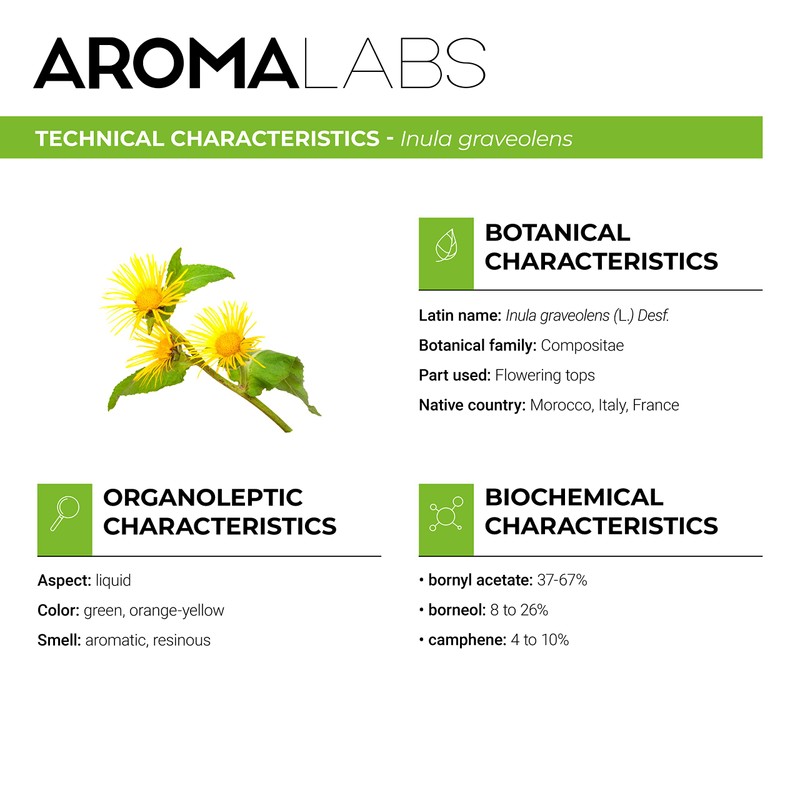 BIO - INULA Essential Oil - 5mL - 100% Pure,