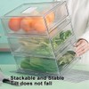 YekouMax Pantry Organizers and Storage Bins, Refrigerator Organizer, Plastic Stackable