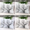 Batmerry Black White Pillow Cover 18x18 Inch Set of 2,