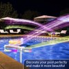 RLRTWIN Pool Fountain Lights Waterfall for Above & In-Ground Pools
