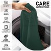 Premium King Size Extra Deep Fitted Sheet Dark Green -
