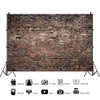 Canessioa Red Brick Wall Backdrop Rustic Old Brick Wall Photography