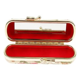 Estuche De Pintalabios Flor Retro Flor Retro
