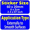 4 x G41 Defense Stickers GPS Tracker Alarm Warning Vehicle