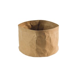 APS Brottasche, Brotkorb, Brotgefäß, rund, Naturfaser, Kunstharz, 17 x 17 cm, 11 cm Höhe, beige