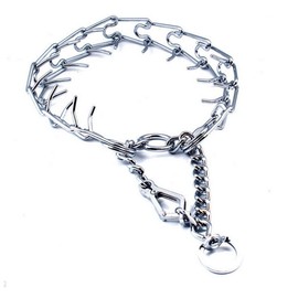 SGODA Dog Prong Training Choker Collar with Quick Release, 24 in, 4 mm