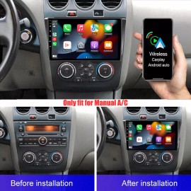 Fortdows For 2007-2012 Nissan Altima Apple Carplay Car Radio Android GPS FM Stereo 9"