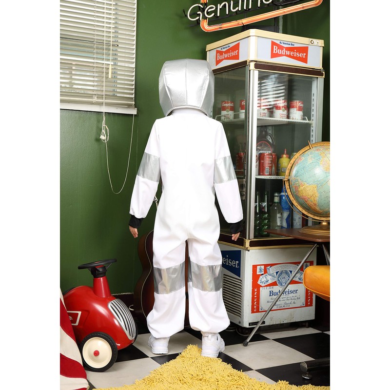 Party City Space Boy Costume For Kids, Size 100, White