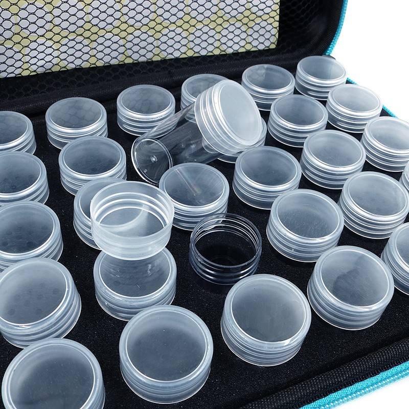 Tiardey Diamond Painting Storage Container 30 Slots Diamond Storage Box
