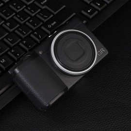 Haoge Silver Grey Metal Decorate Camera Ring for RICOH GR3X/GRIIIX Camera accessories replaces GN-2,RRC-GR3XT
