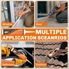 WELLUCK Black Silicone Caulk, 100% Waterproof Silicone Sealant Adhesive Caulking,for