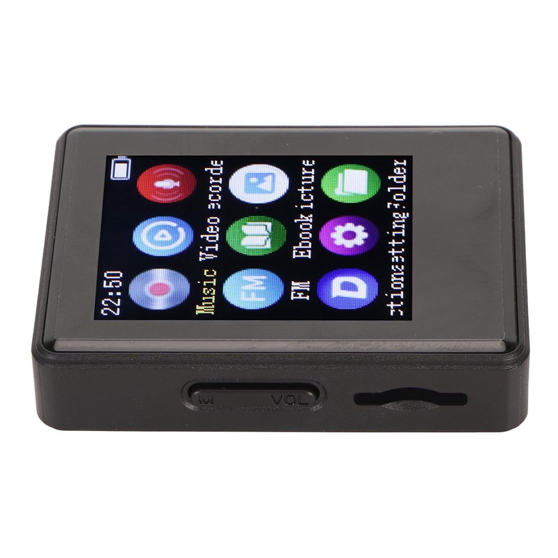 MP3 Player Bluetooth 5.0 1.77 Inch Screen HiFi Recording Electric