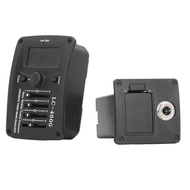 Acoustic Guitar 4 Band Equalizer EQ Preamps Piezo Pickup Chromatic