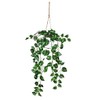 v-max 26" Faux Pothos Plant Hanging with White Pot