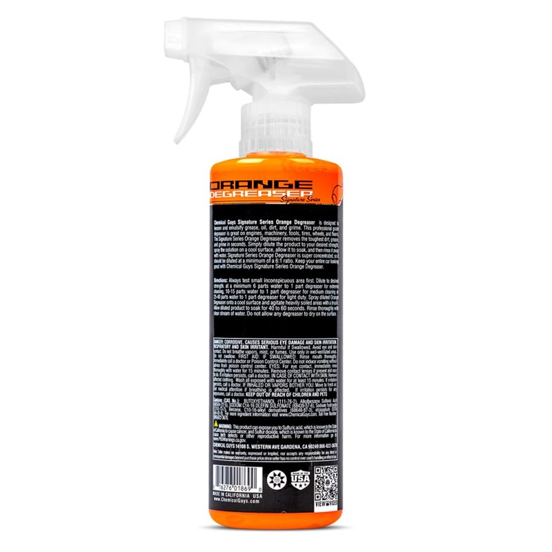 Chemical Guys Signature Series Orange Degreaser, Heavy-duty All-purpose Cleaner For
