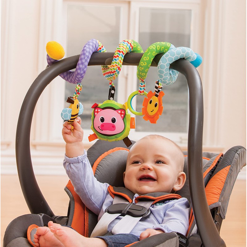 Infantino Stretch & Spiral Activity Toy - Textured Play Activity