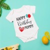 G-Amber Happy Birthday Mommy Baby Boys Girls Romper Bodysuit Infant