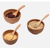 Honey ice Cream Mixer Small Wooden Spoon Wooden Tableware Household
