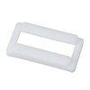 RDEXP 2 Pairs White Plastic Toilet Seat Cover Hinge Blind