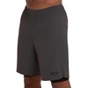 TCA Men's Ultra Running Shorts, 2-in-1 with Inner Compression Shorts