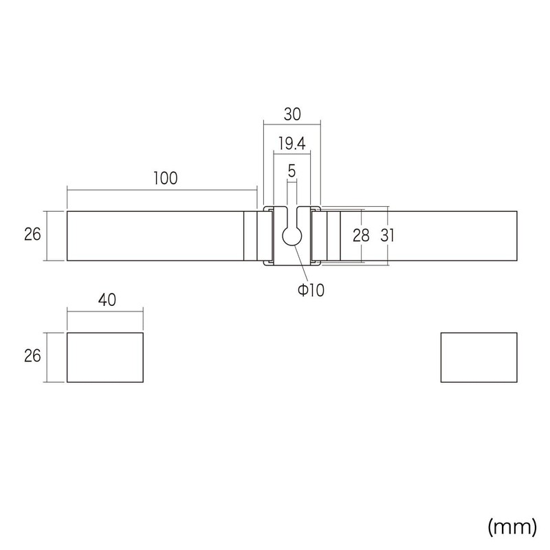 Sanwa Supply CA-NB002 I/O Locking Belt (USB Plug Compatible)