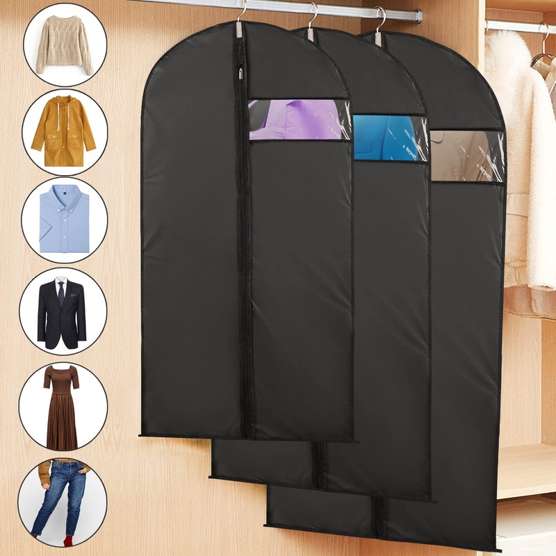 Clothes Protector Bags Dustproof Clothes Covers Niviy Moth Proof Coat