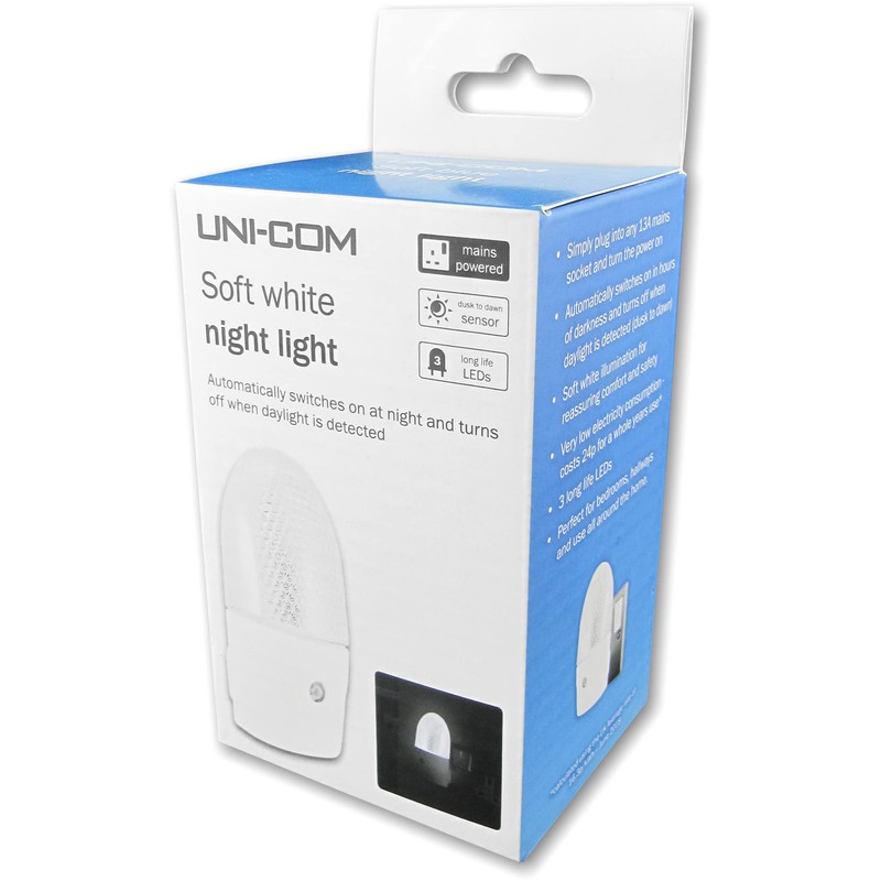 Uni-Com Soft White Night Light 61434