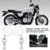 1 Pair 7/8in Round Bar End Guards Motorcycle Motorbike Rearview