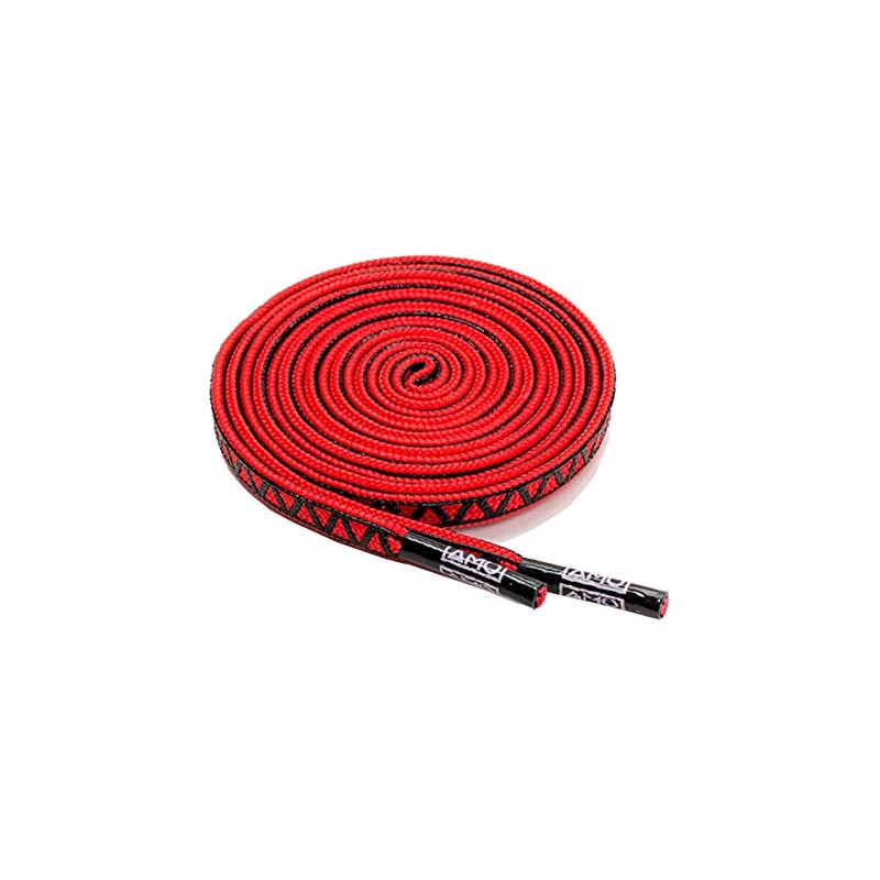 AMO Grip Lace GRIPLACE 47.2 inches (120 cm), Scarlet/Black