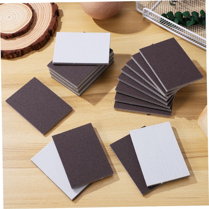 DOITOOL 20pcs Drywall Sanding Sponges Fine Grit Sanding Pads for