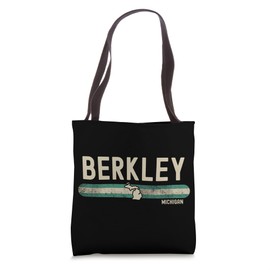 Berkley MI | Michigan | Travel & 80s Style Tote Bag