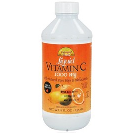 Dynamic Health Dynamic Health Vitamin C 1000 mg, 8-Ounce Bottle, (Pack of 2)