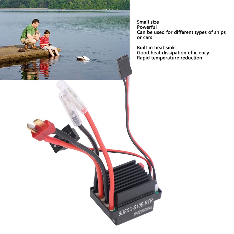 60A ESC Speed Controller Brushed Dual Way T Plug Professional