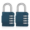 ZHEGE Lock with Combination Code, 4-Digit Combination Padlock for Gym