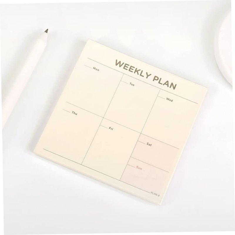 Operitacx 60 Sheets Office Notepad Memo Pad Task Checklist Subject