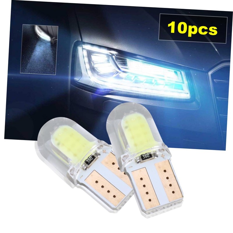 FUNOMOCYA Lamp Led Indicator Light T10 5w White Crystal Cob