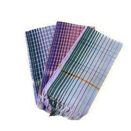 Cotton Colors Cotton Bath Towels (3 Pieces) - Multicolour, 27x54