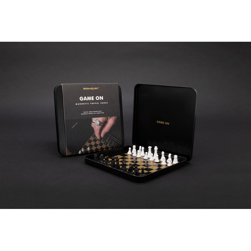 Iron and Glory Travel Chess Set - Magnetic Traveling Mini