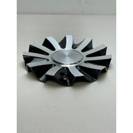 Velocity VW21 Black And Machined No Logo Center Cap CSVW21-1A CSVW21-B1A
