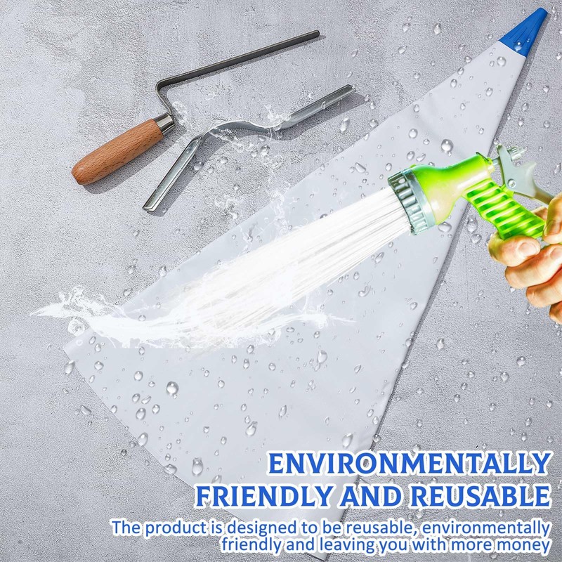 Flutesan 9 Pcs Tile Grout Masonry Mortar Bag Set Include